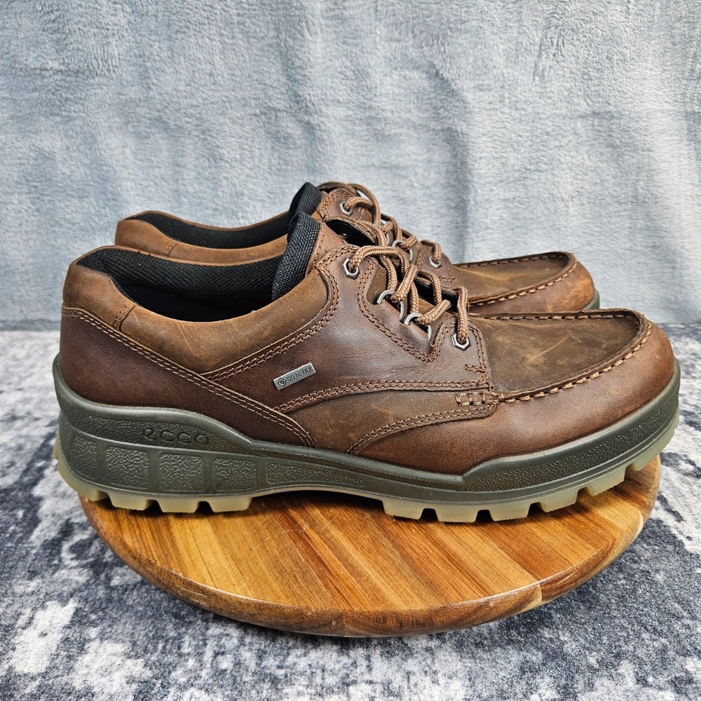 ECCO Track II Low GORE-TEX Men's Shoes EU 46 US 12 Brown Leather Waterproof